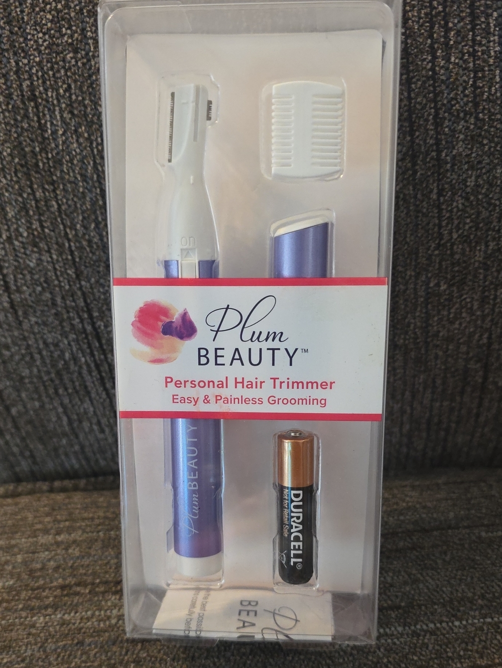 Plum Beauty Personal Hair Trimmer - Purple